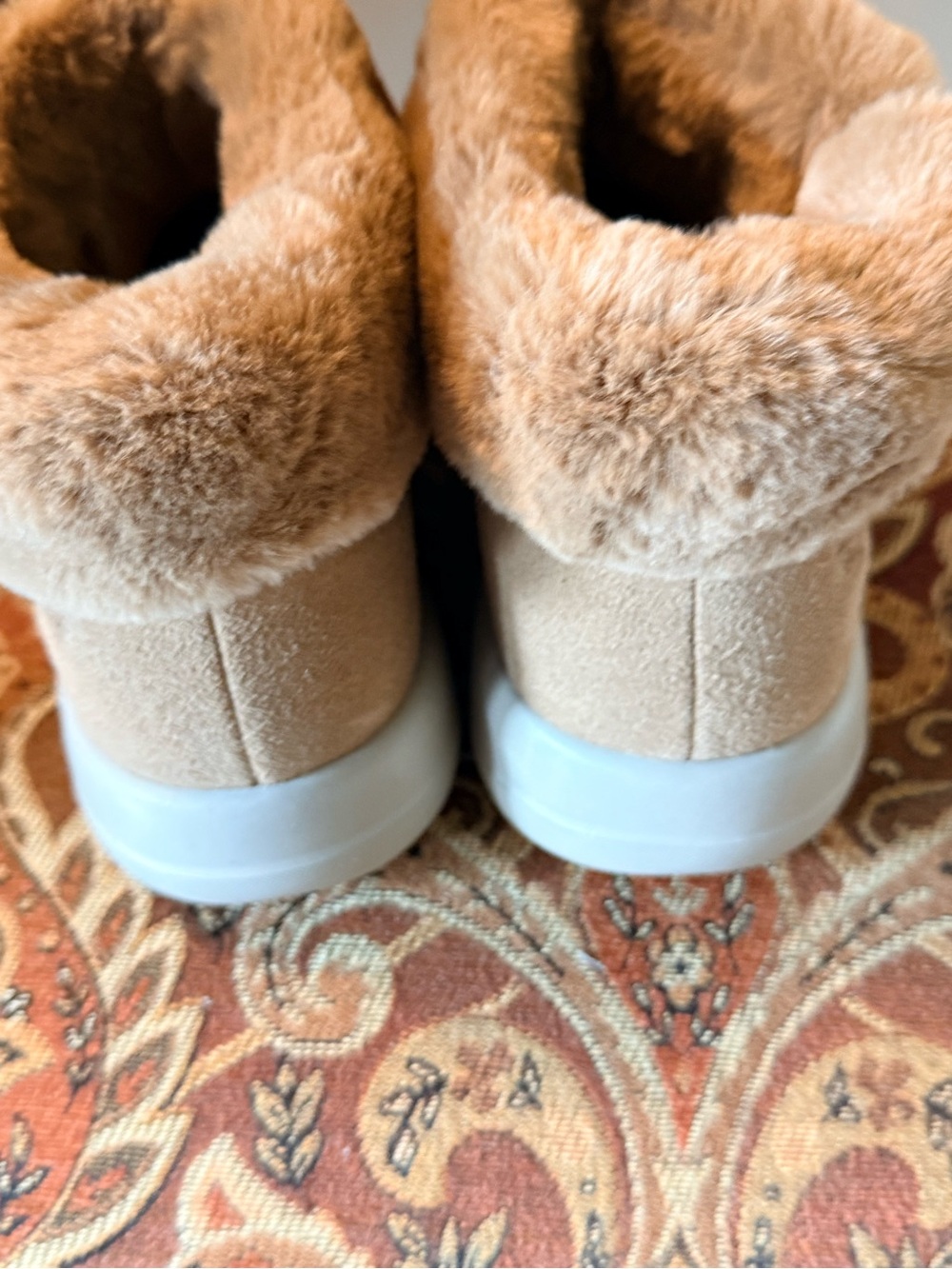 Sketchers Slip Ins NWOT.Never Worn.Side Zip. 9.5 Leather & Textile Uppers. - Picture 6 of 10